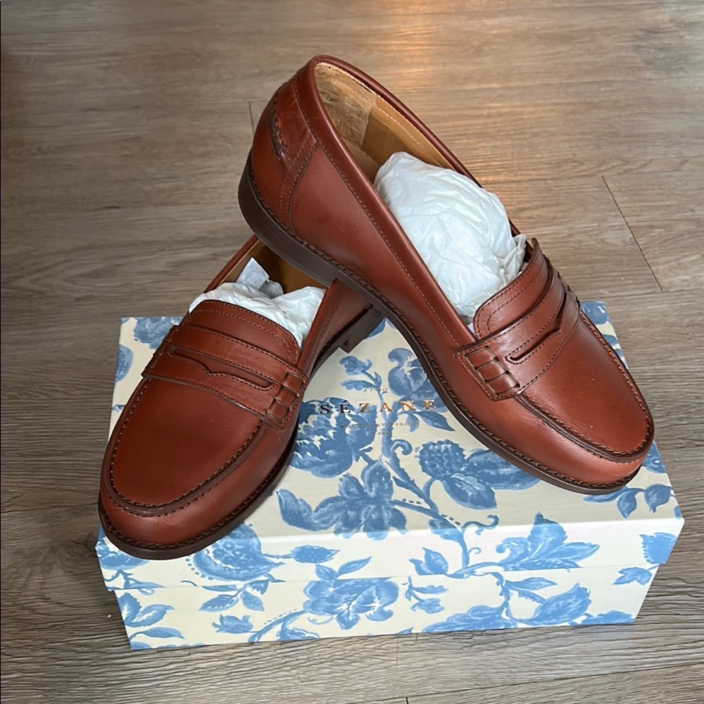Sezane Andre Brown Loafers